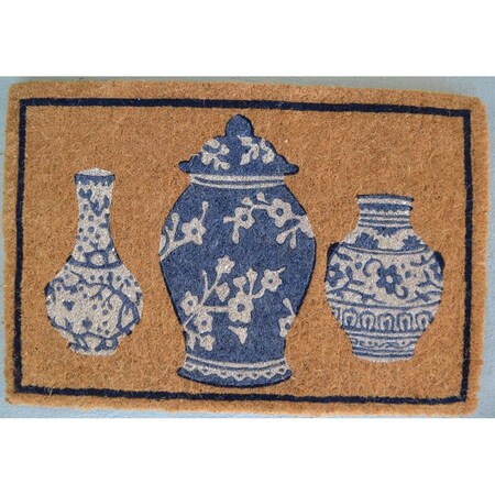 Imports Decor Imports Decor  Ginger Jar Coir Hand Woven Printed Door Mats 668TCM